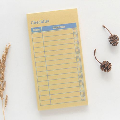 Vintage Schedule Notepad - Image 2