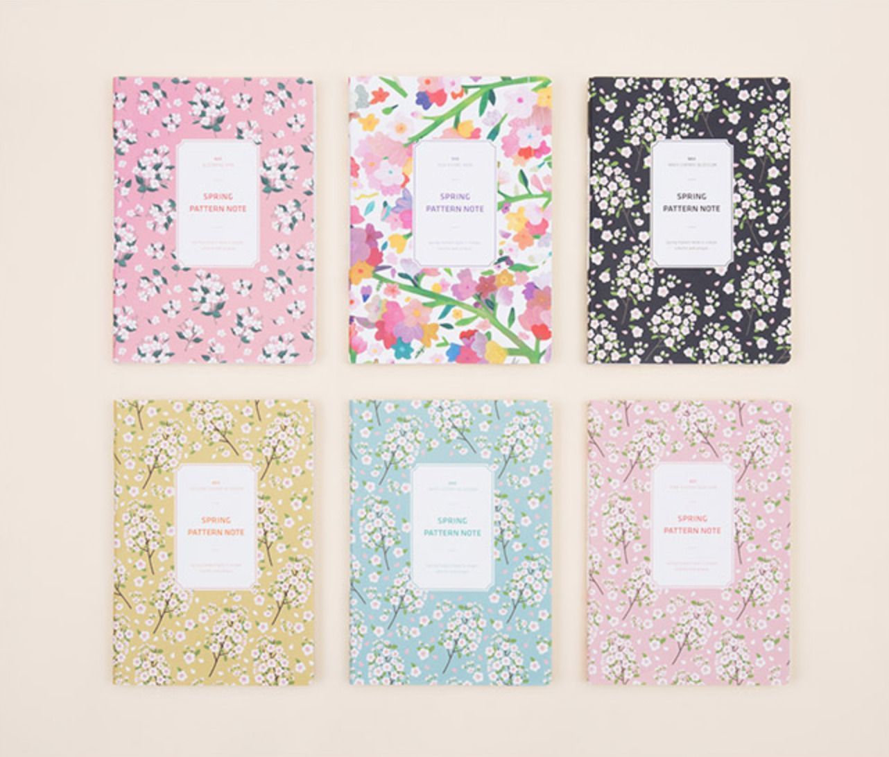 MochiThings: Spring Pattern Lined Notebook