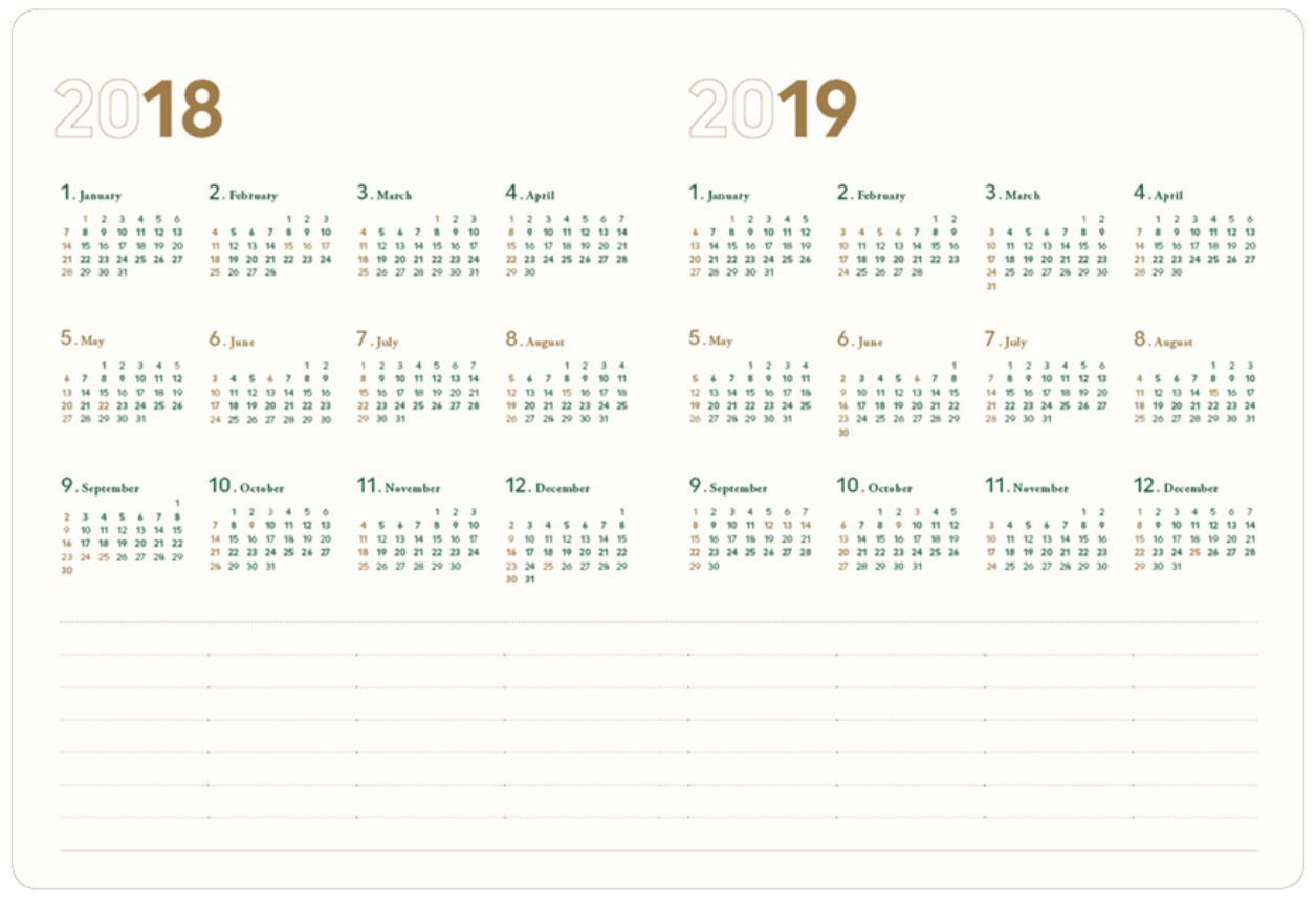 2018 Making Memory Weekly Planner