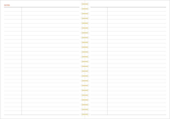 Episode Weekly Spiral Planner