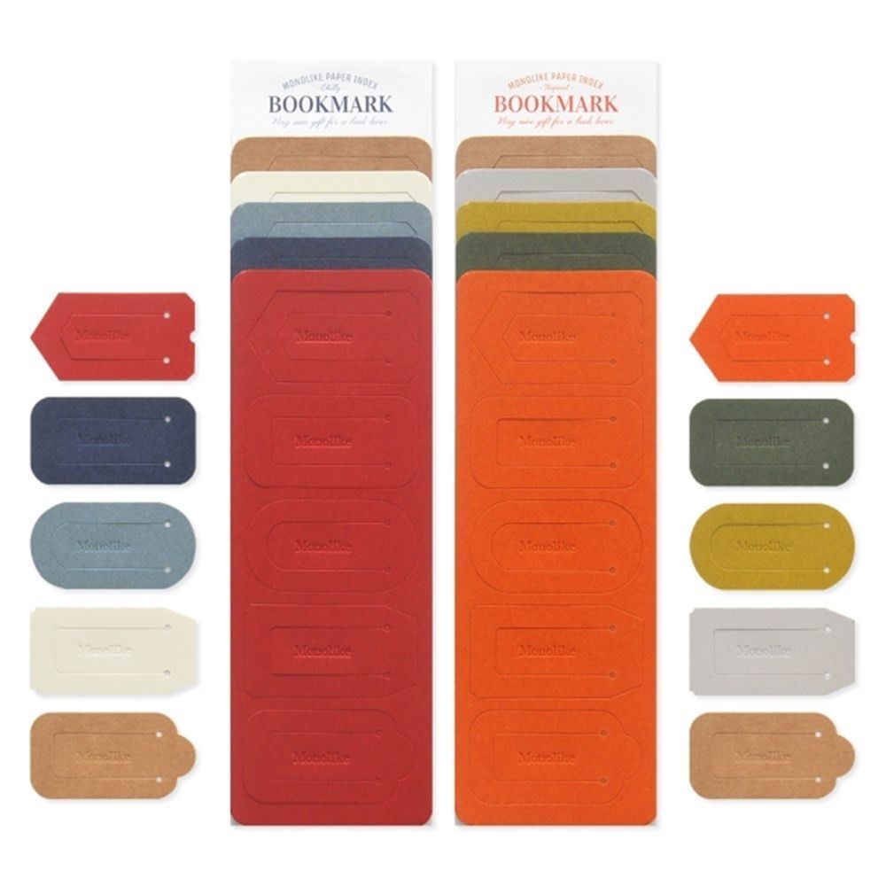 MochiThings: Monolike Paper Bookmark Set