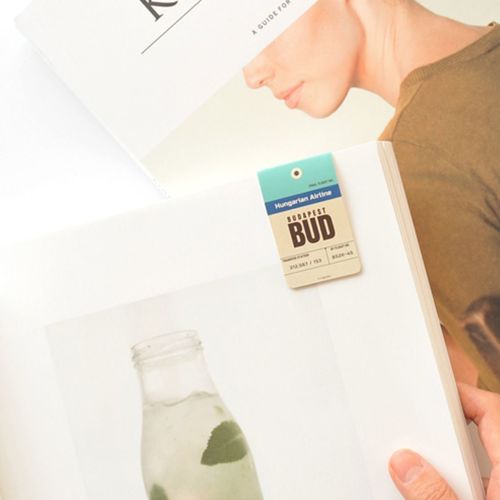Airline Tag Magnetic Bookmark Set
