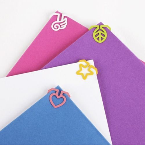 Mini Colorful Shape Bookmark Set