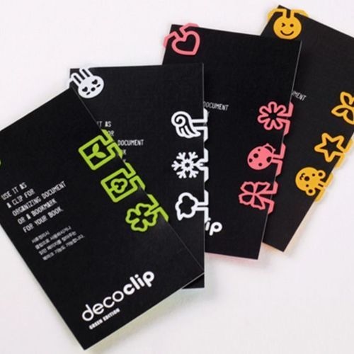 Mini Colorful Shape Bookmark Set