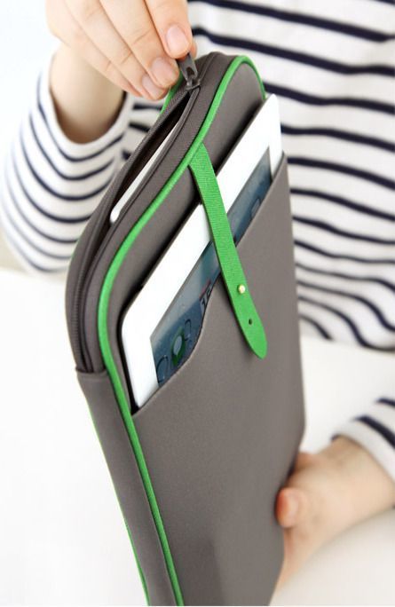 m.Humming Neoprene iPad Pouch