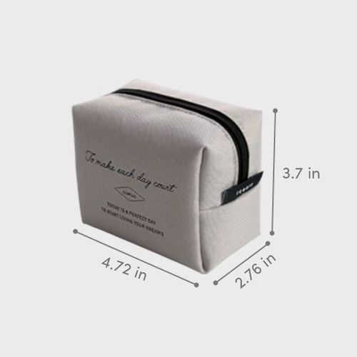 Small Plain Cosmetic Pouch - Image 7