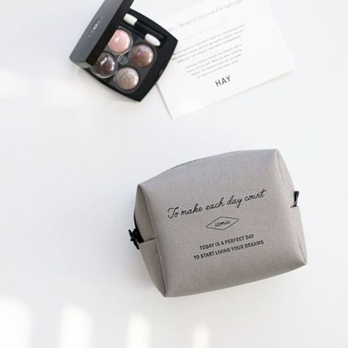 Small Plain Cosmetic Pouch - Image 4