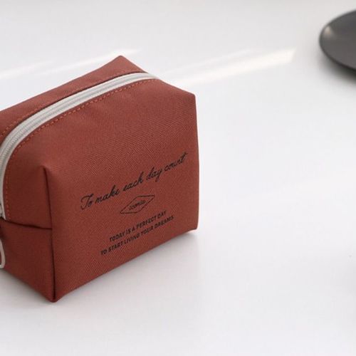 Small Plain Cosmetic Pouch - Image 3