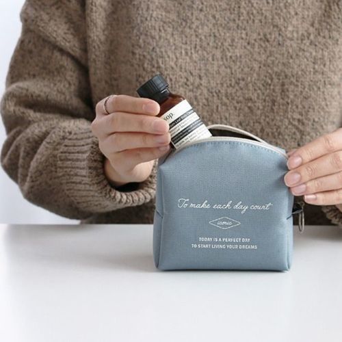 Small Plain Cosmetic Pouch - Image 23