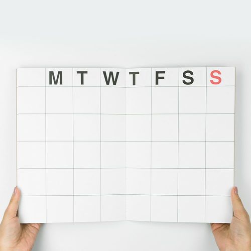 Metallic Large Monthly Planner - Image 3