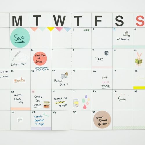Metallic Large Monthly Planner - Image 11