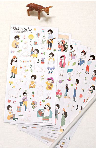 MochiThings: Heeda Paper Sticker Set