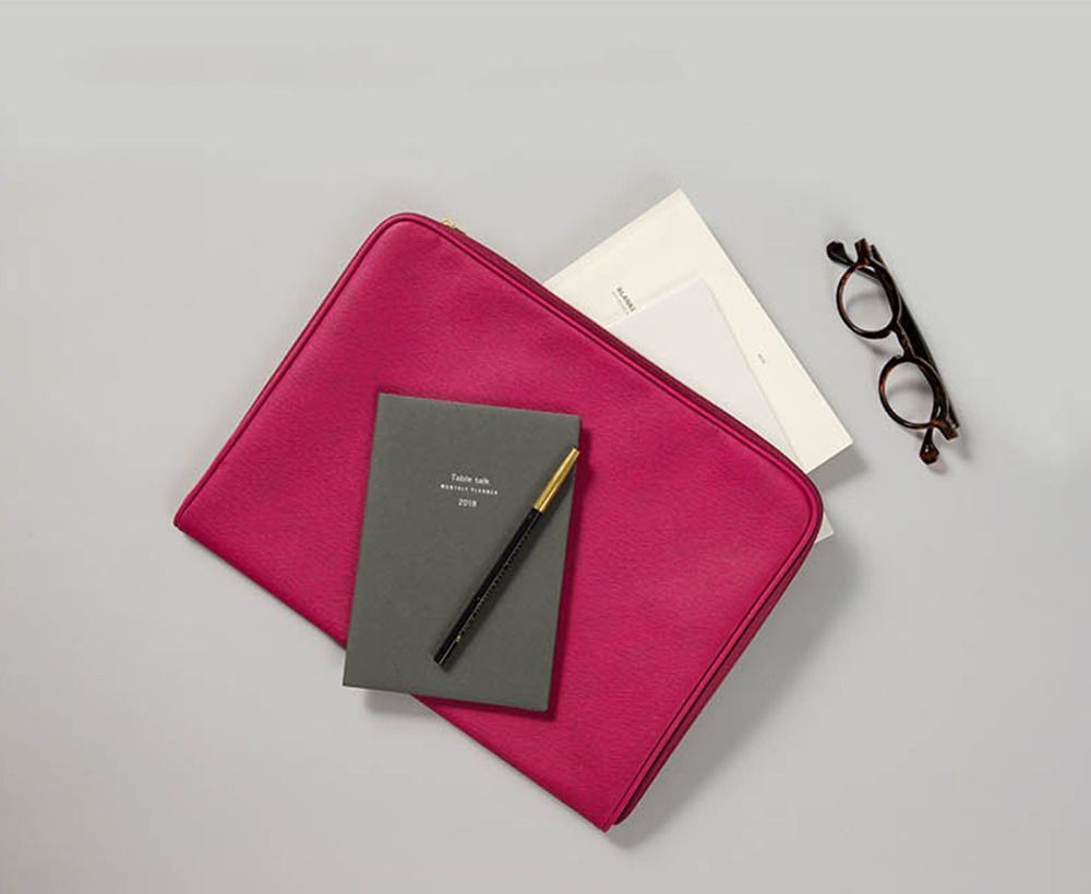 Table Talk Leather Document Pouch v2