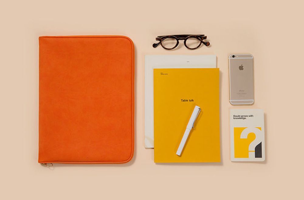 Table Talk Leather Document Pouch v2