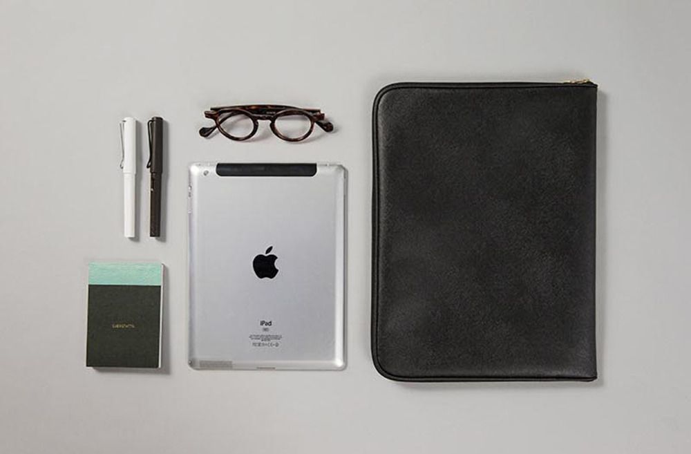 Table Talk Leather Document Pouch v2