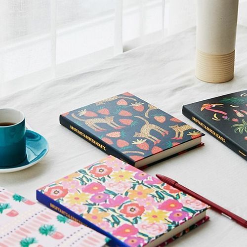 文房具・ステーショナリー Butter heart bookcover set leather-heart-bookmark-set-