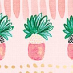 BBH Hardcover Notebook, 03. Juicy Pineapple (Plain)