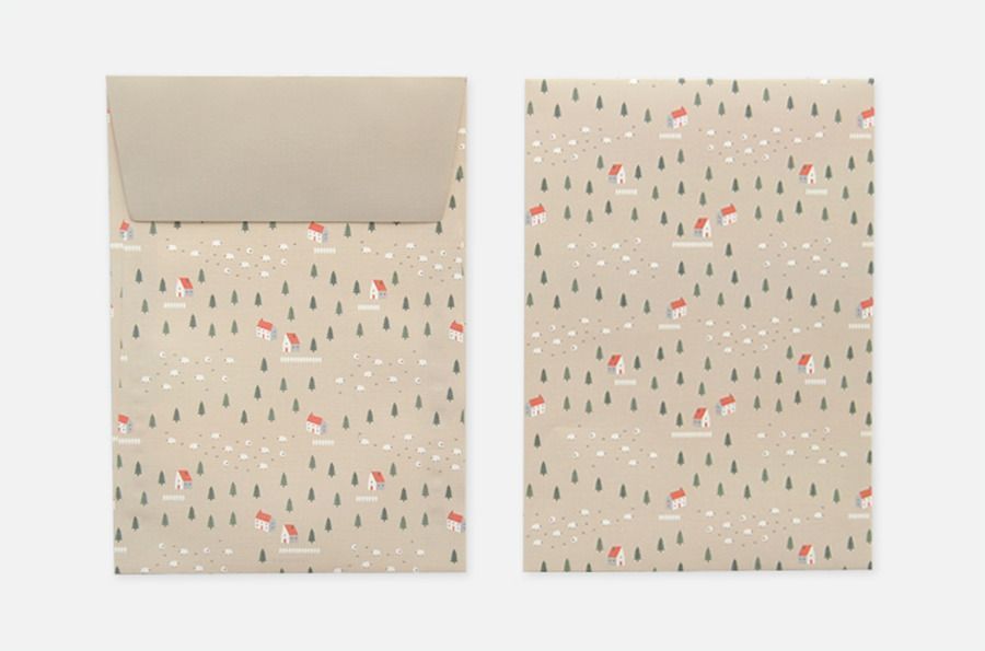 6pcs Pattern Gift Envelope Set