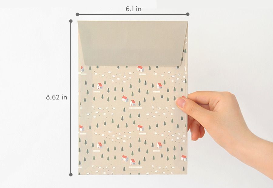 6pcs Pattern Gift Envelope Set