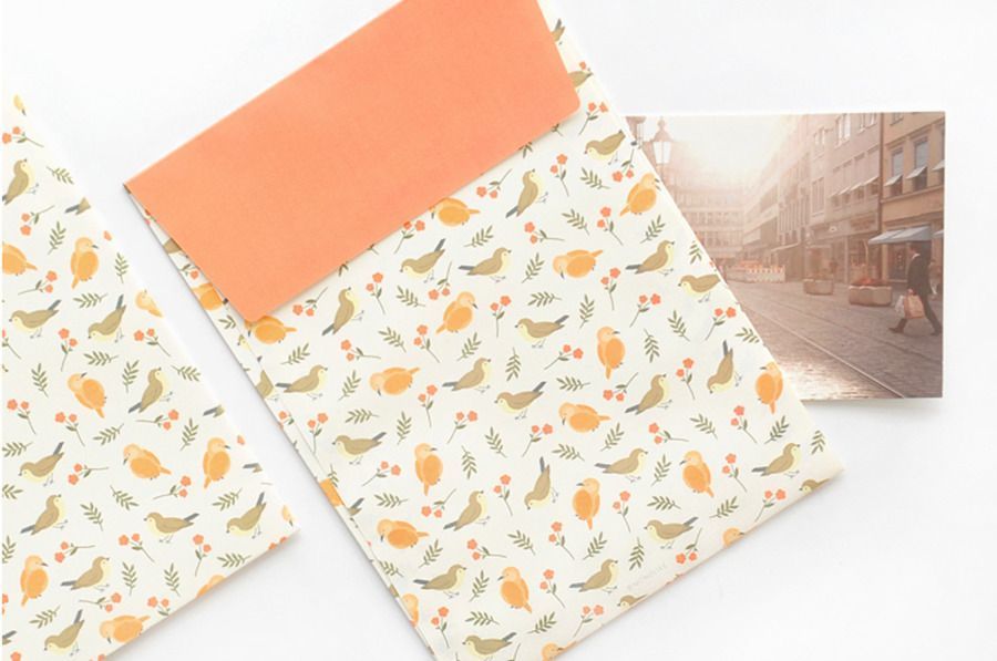 6pcs Pattern Gift Envelope Set