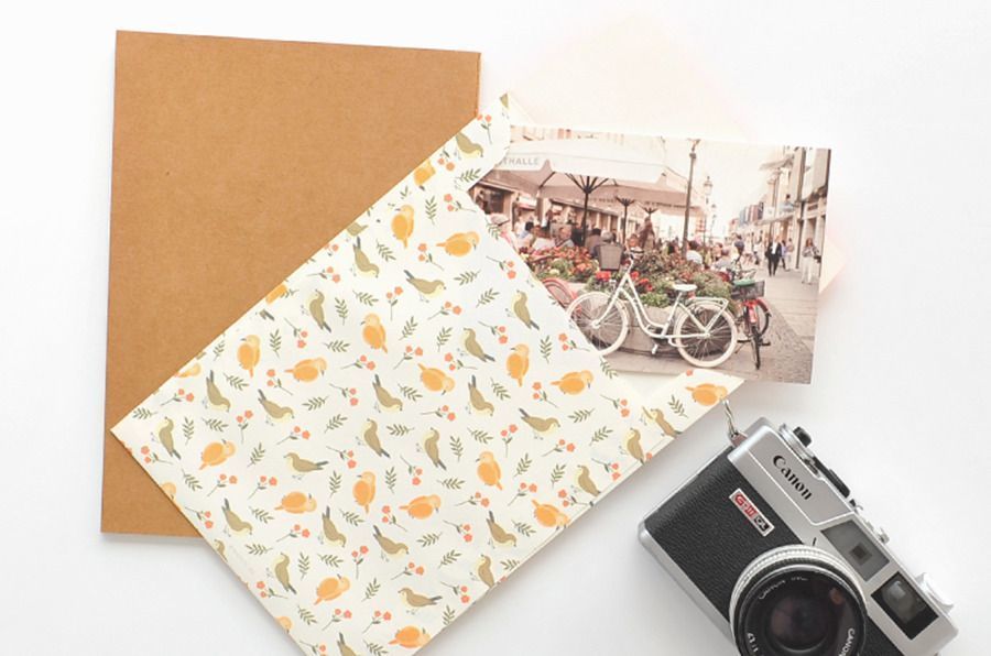 6pcs Pattern Gift Envelope Set