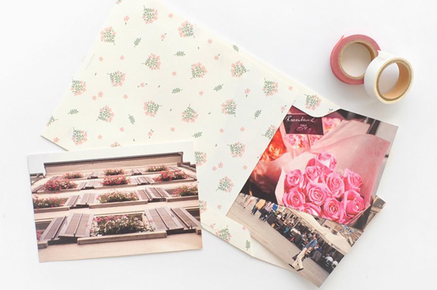 6pcs Pattern Gift Envelope Set