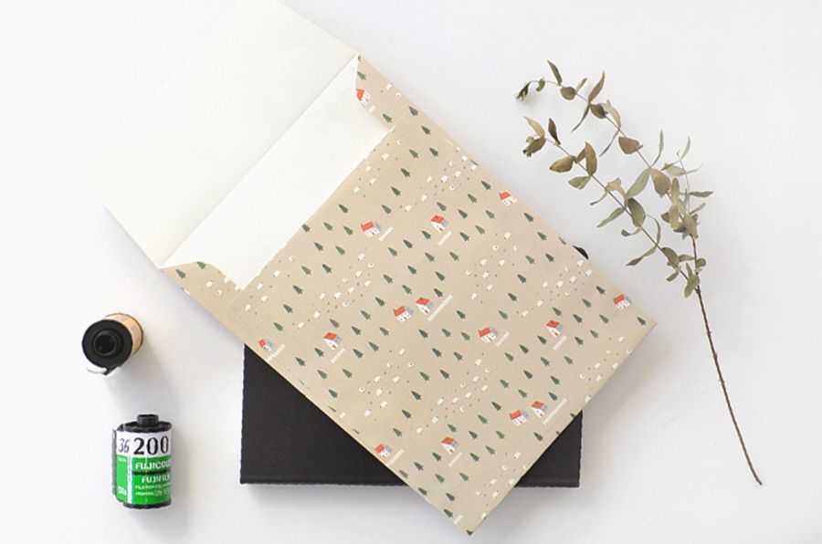 6pcs Pattern Gift Envelope Set