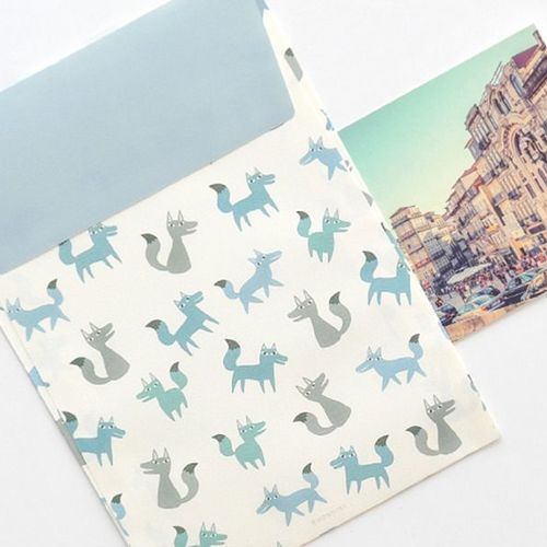 6pcs Pattern Gift Envelope Set