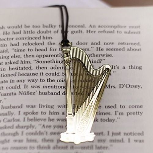 Gold Musical Instrument Bookmark - Image 12