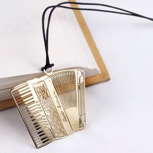 Gold Musical Instrument Bookmark - Image 6