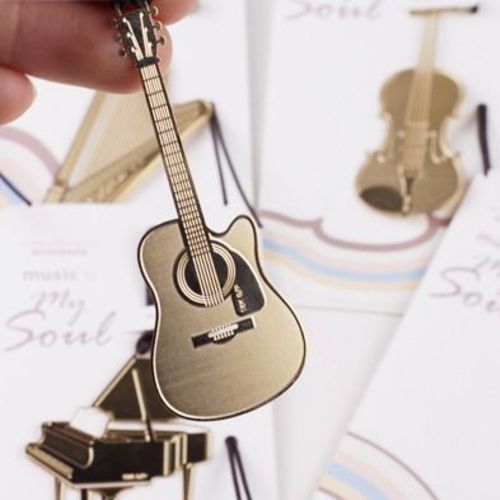 Gold Musical Instrument Bookmark - Image 8