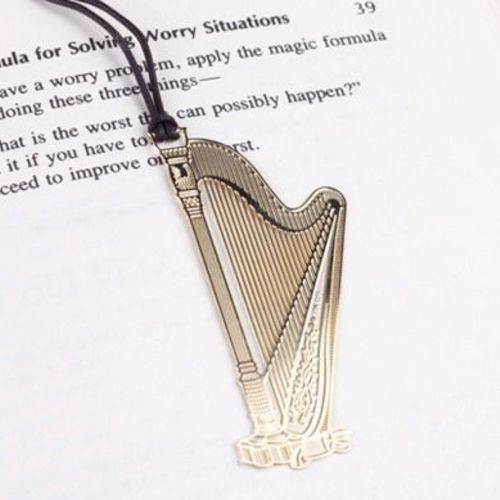 Gold Musical Instrument Bookmark - Image 11