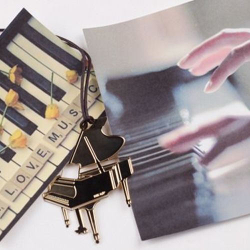 Gold Musical Instrument Bookmark - Image 15