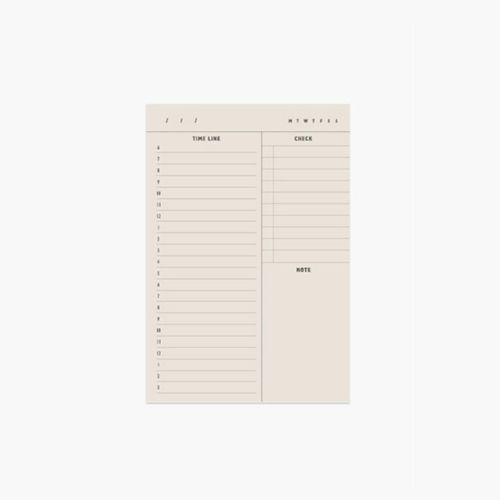 Daily Timeline Planning Notepad - Image 2