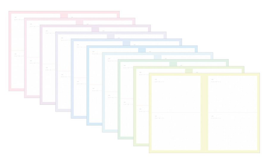 MochiThings: 2019 Rainbow Sherbet Daily Planner