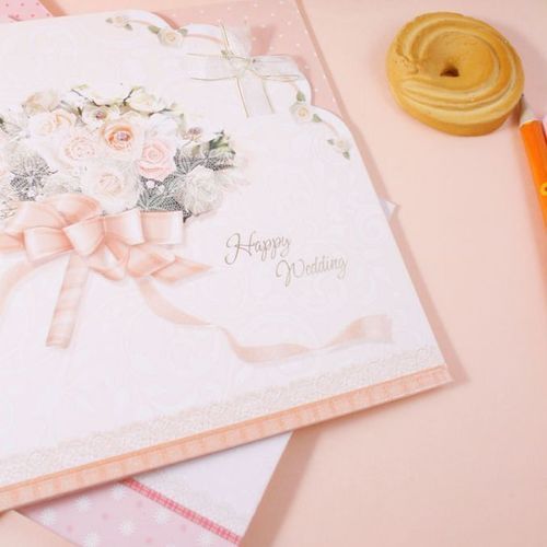 Large Wedding Bouquet Card - Image 5