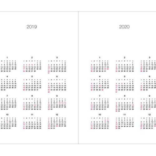 2019 Small Moon Weekly Scheduler