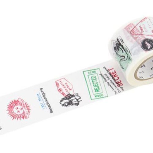 Caution Stamps Washi Tape - Image 2