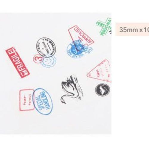 Caution Stamps Washi Tape - Image 3