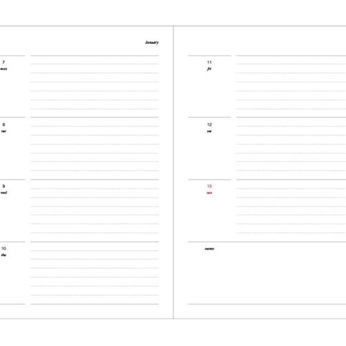 2019 Large Moon Weekly Scheduler