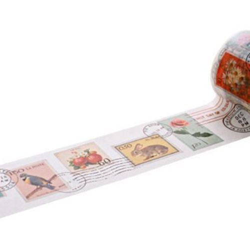 Vintage Stamps Washi Tape - Image 2