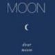 2019 Large Moon Weekly Scheduler, Navy