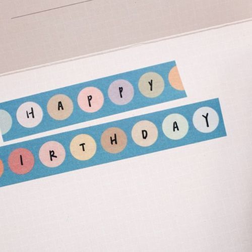 Daily Plan Paper Masking Tape