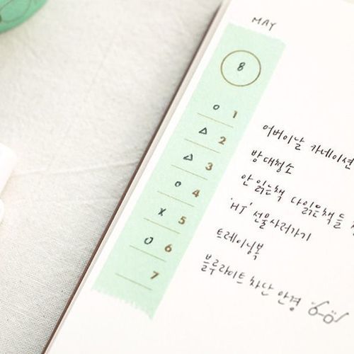 Daily Plan Paper Masking Tape