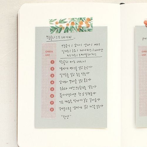 Daily Plan Paper Masking Tape