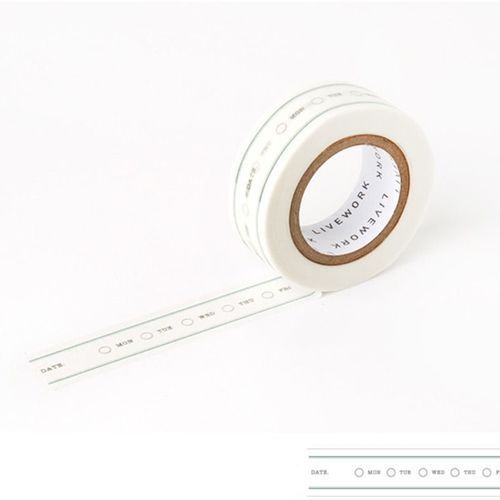 Daily Plan Paper Masking Tape