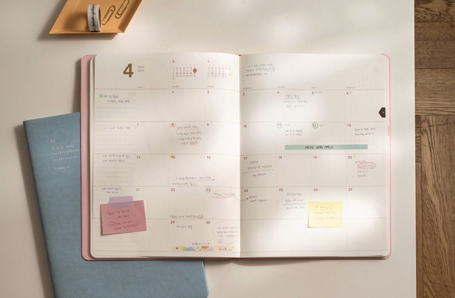 2019 Large Slim & Wide Weekly Planner