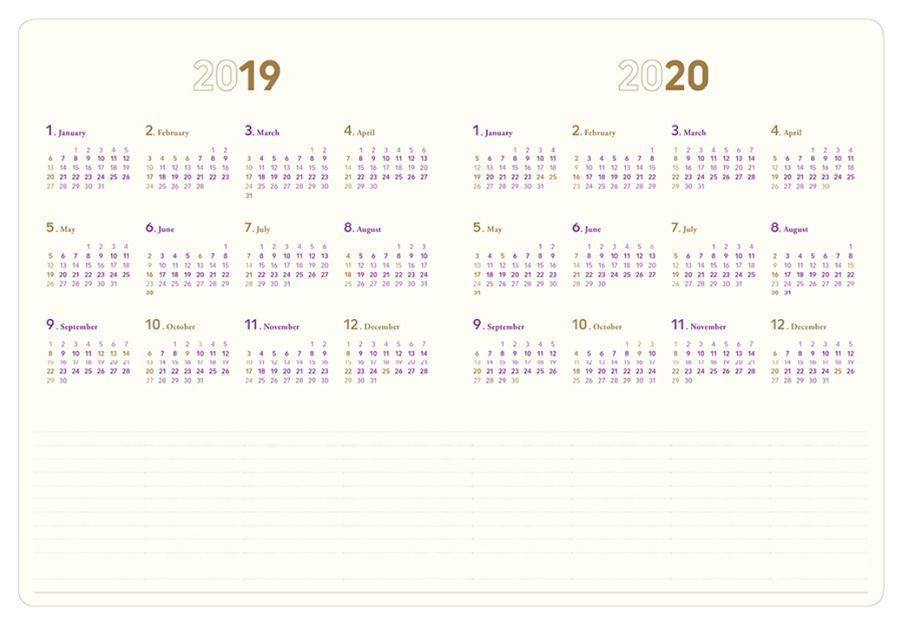 2019 Large Slim & Wide Weekly Planner