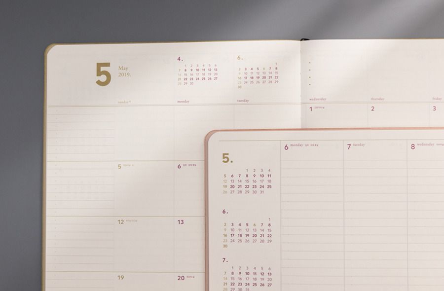 2019 Large Slim & Wide Weekly Planner