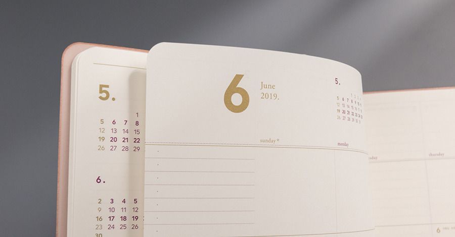 2019 Large Slim & Wide Weekly Planner